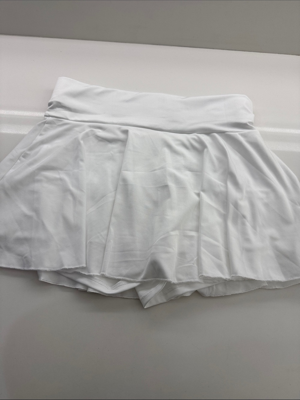 Source Unknown White Pleated Tennis Skort